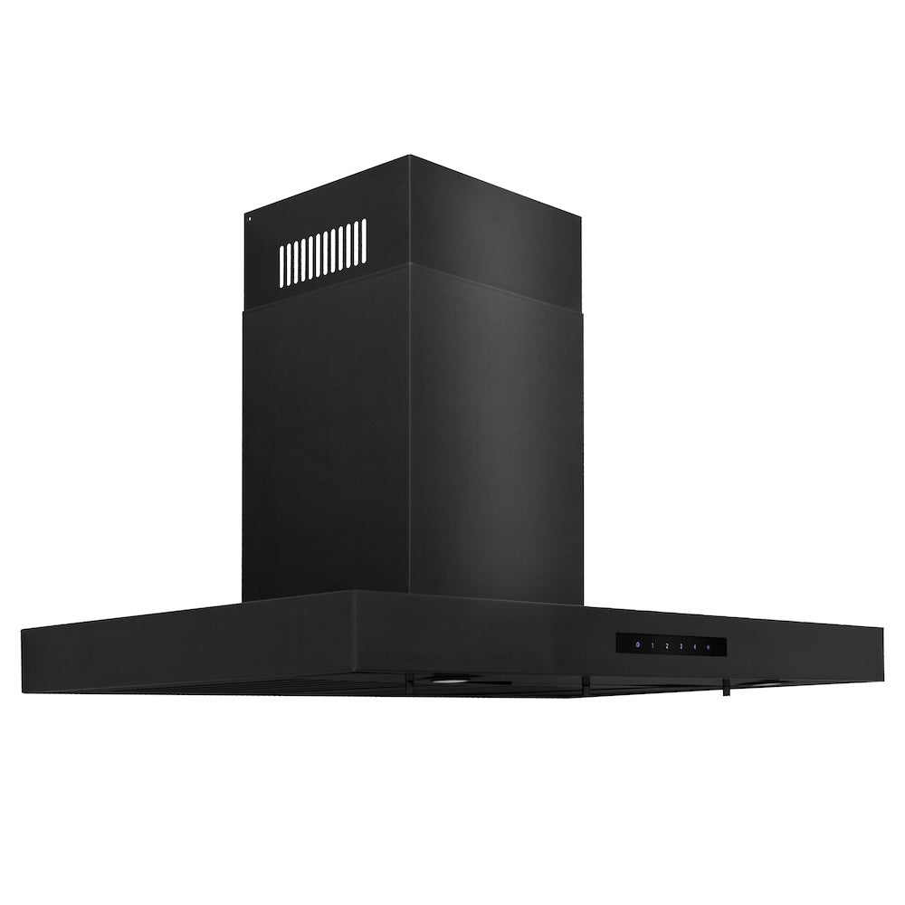 ZLINE Convertible Vent 36-inch range hood in black stainless steel BSKEN-36