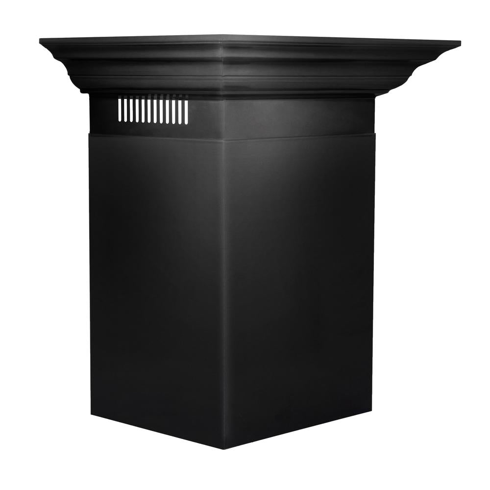ZLINE Convertible Vent 24-inch range hood in black stainless steel BSKENCRN-24, view 6