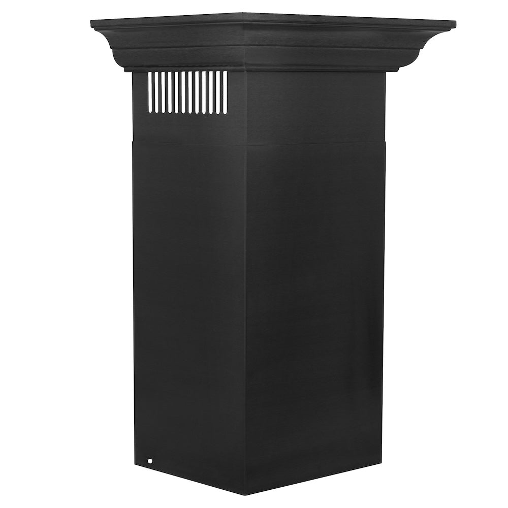 ZLINE Convertible Vent 30-inch range hood in black stainless steel BSKBNCRN-30, view 5