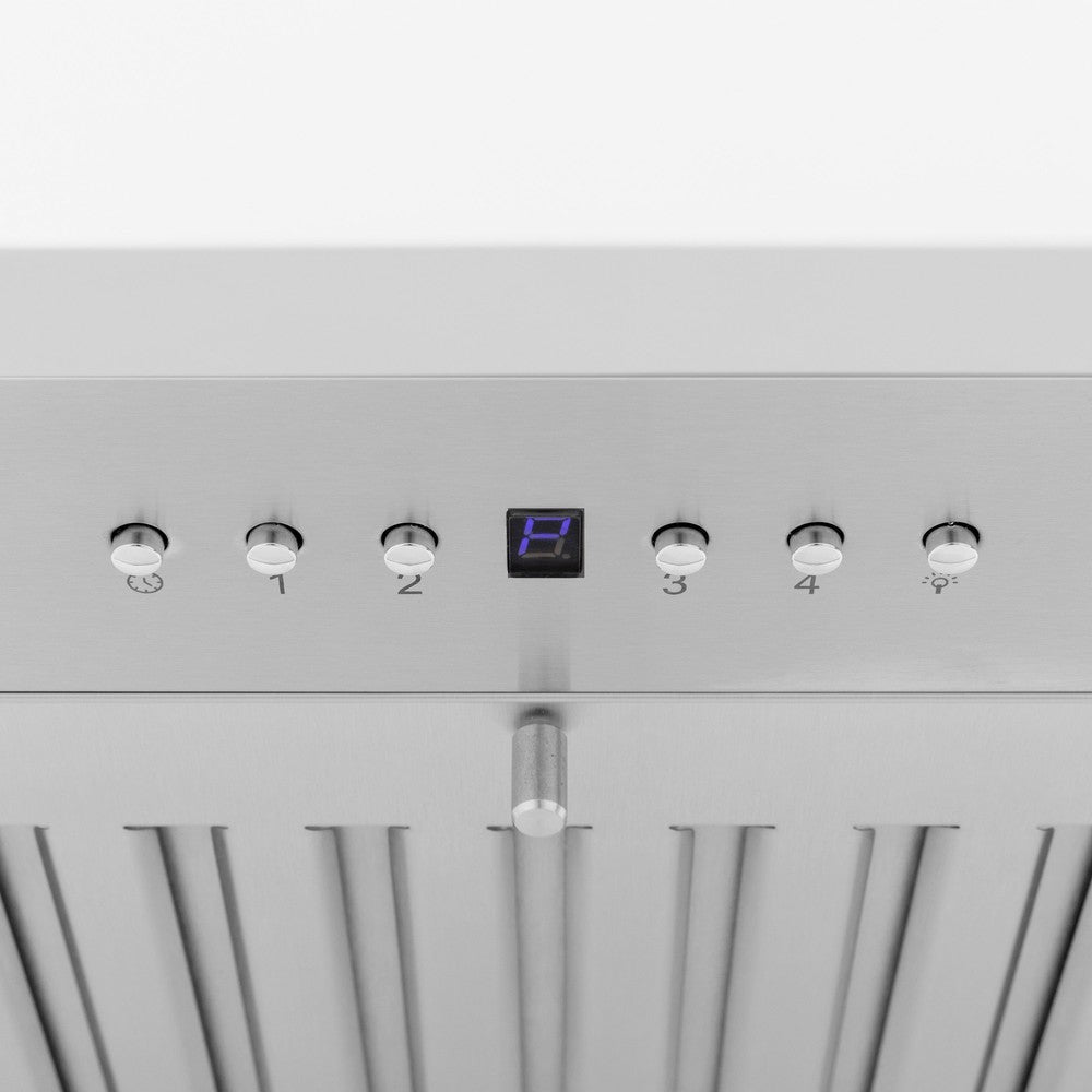ZLINE Wooden 48-inch range hood in shiplap bright white KPWW-48, detail