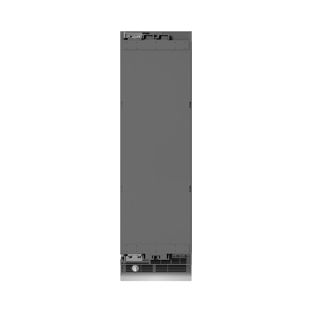 ZLINE 24-inch freezer, panel ready with graphite gray interior RBCFV-24, front view