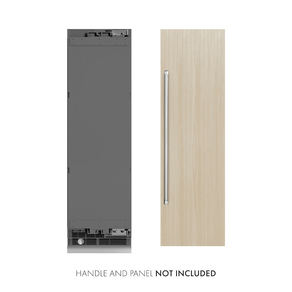 ZLINE 24-inch refrigerator, panel ready with graphite gray interior RBCRV-24, view 2