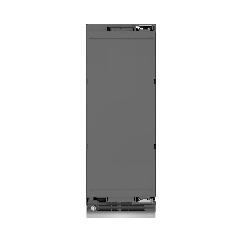ZLINE 30-inch refrigerator, panel ready with graphite gray interior RBCRV-30, front view
