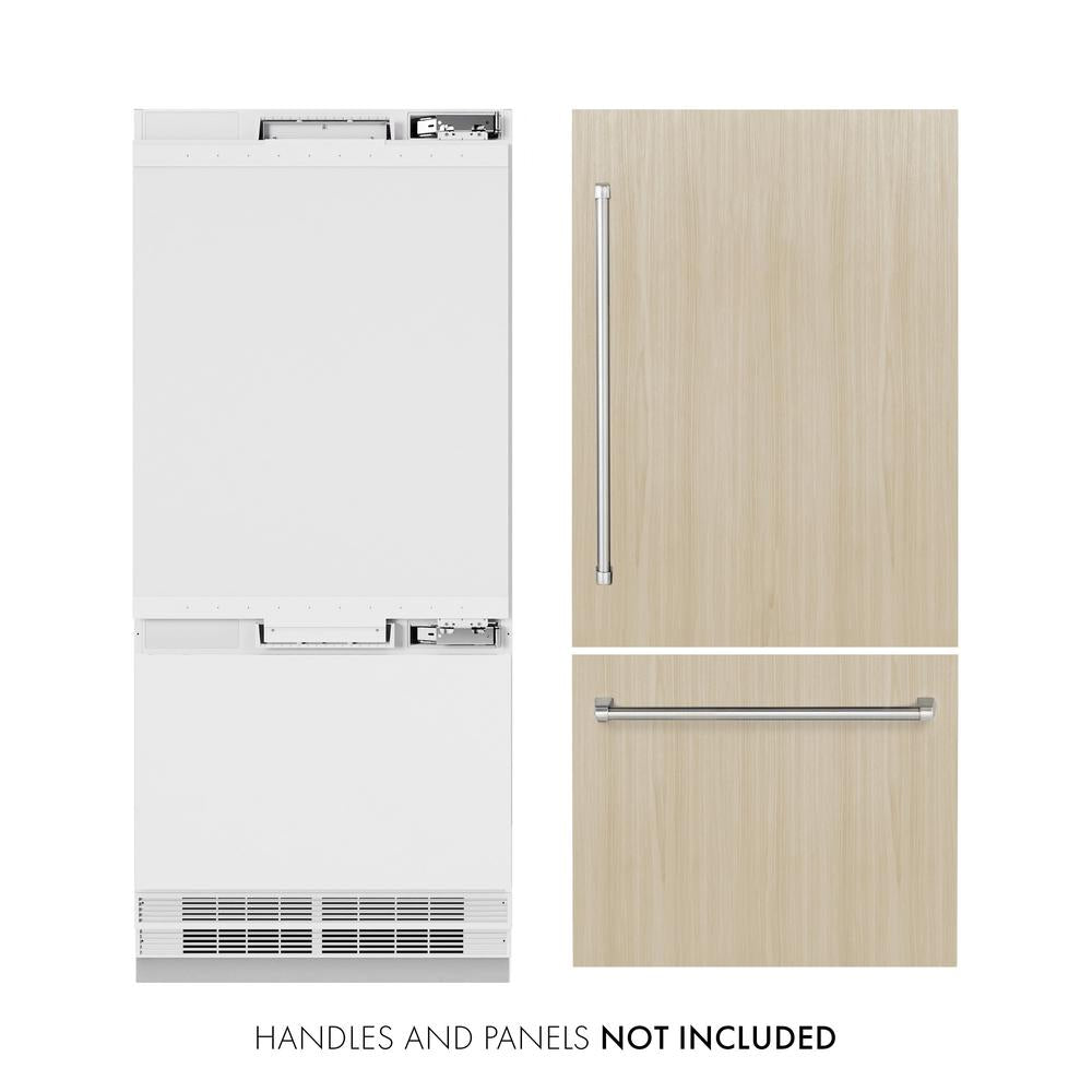 ZLINE 36-inch refrigerator, panel ready with bright white interior RBIT-36