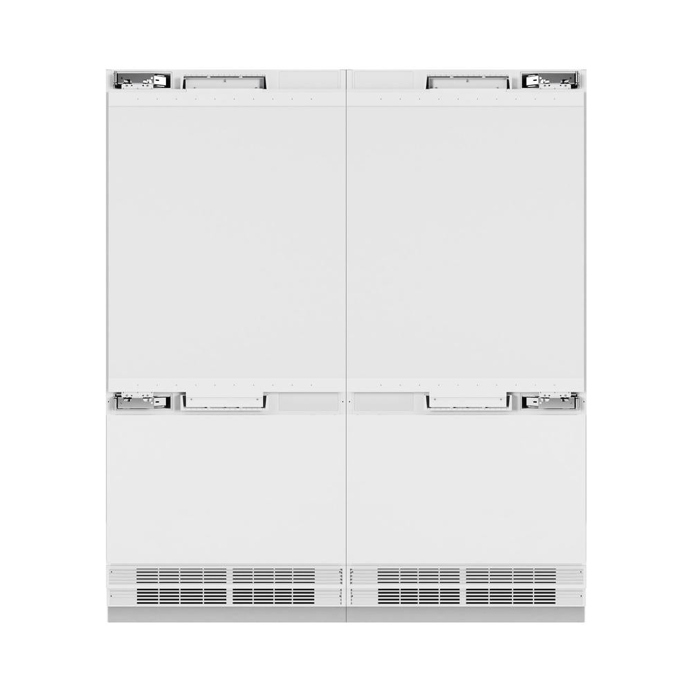 ZLINE 72-inch refrigerator, panel ready with bright white interior RBIT-72, front view