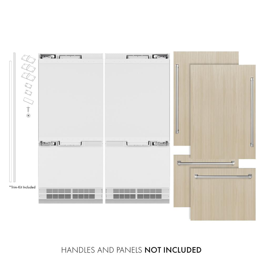 ZLINE 72-inch refrigerator, panel ready with bright white interior RBIT-72