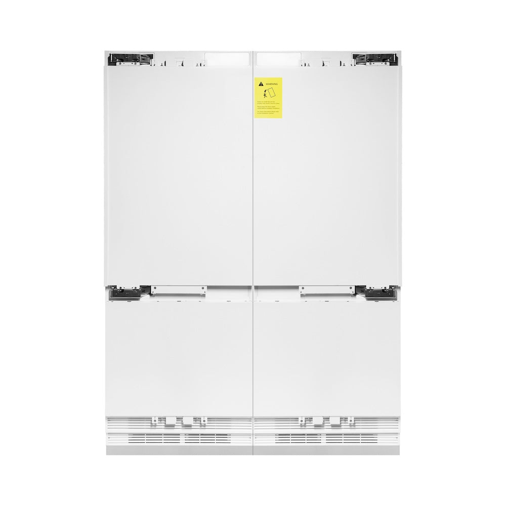 ZLINE 60-inch refrigerator, panel ready with bright white interior RBIV-60, front view