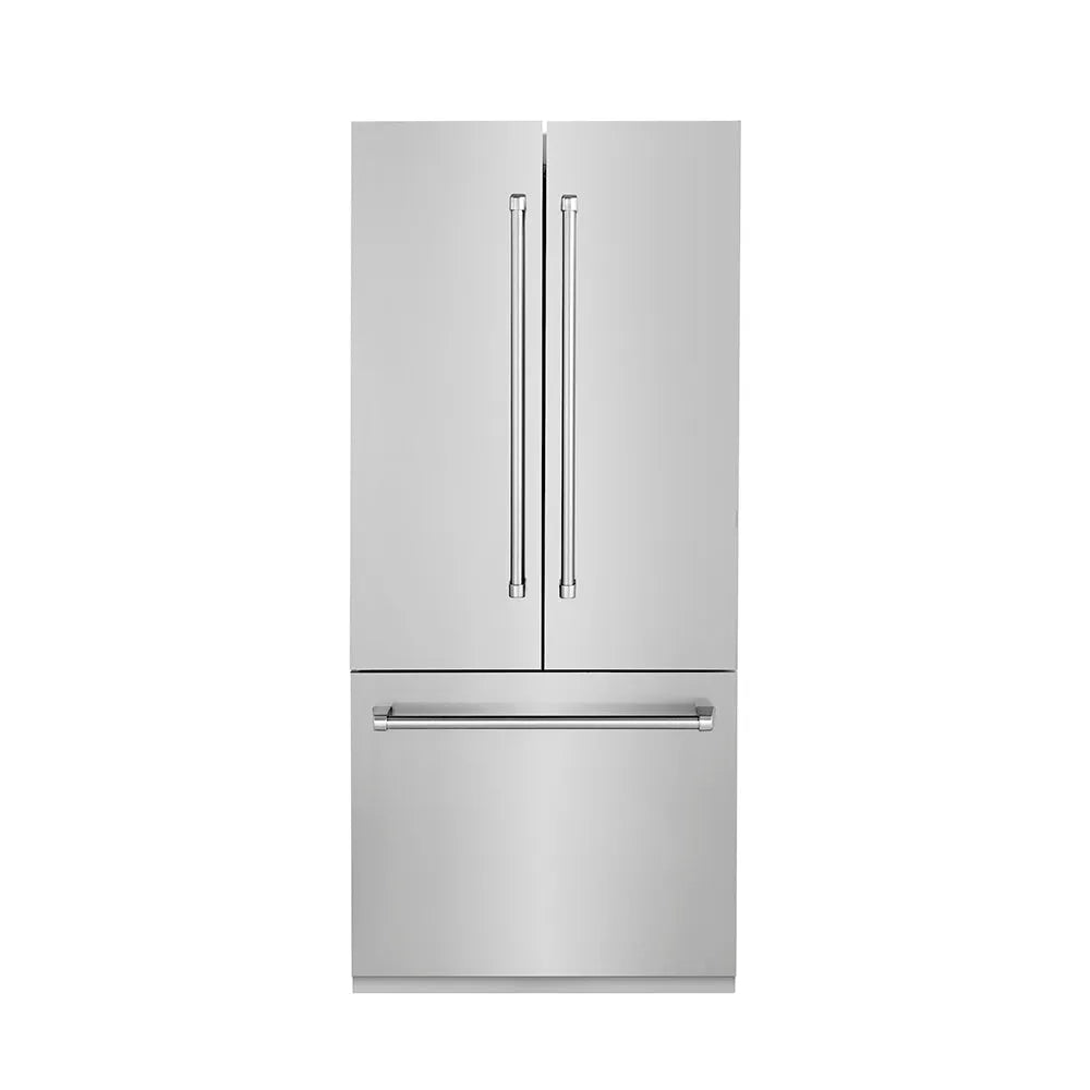 ZLINE 36-inch refrigerator in stainless steel with bright white interior RBIV-304-36