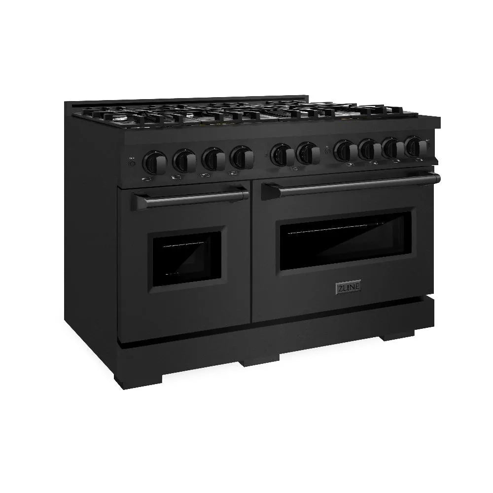 ZLINE Classic 48-inch range in black stainless steel CGRB-48