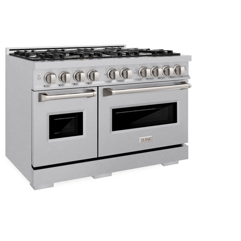 ZLINE Classic 48-inch range in satin stainless steel CGRS-48, view 4