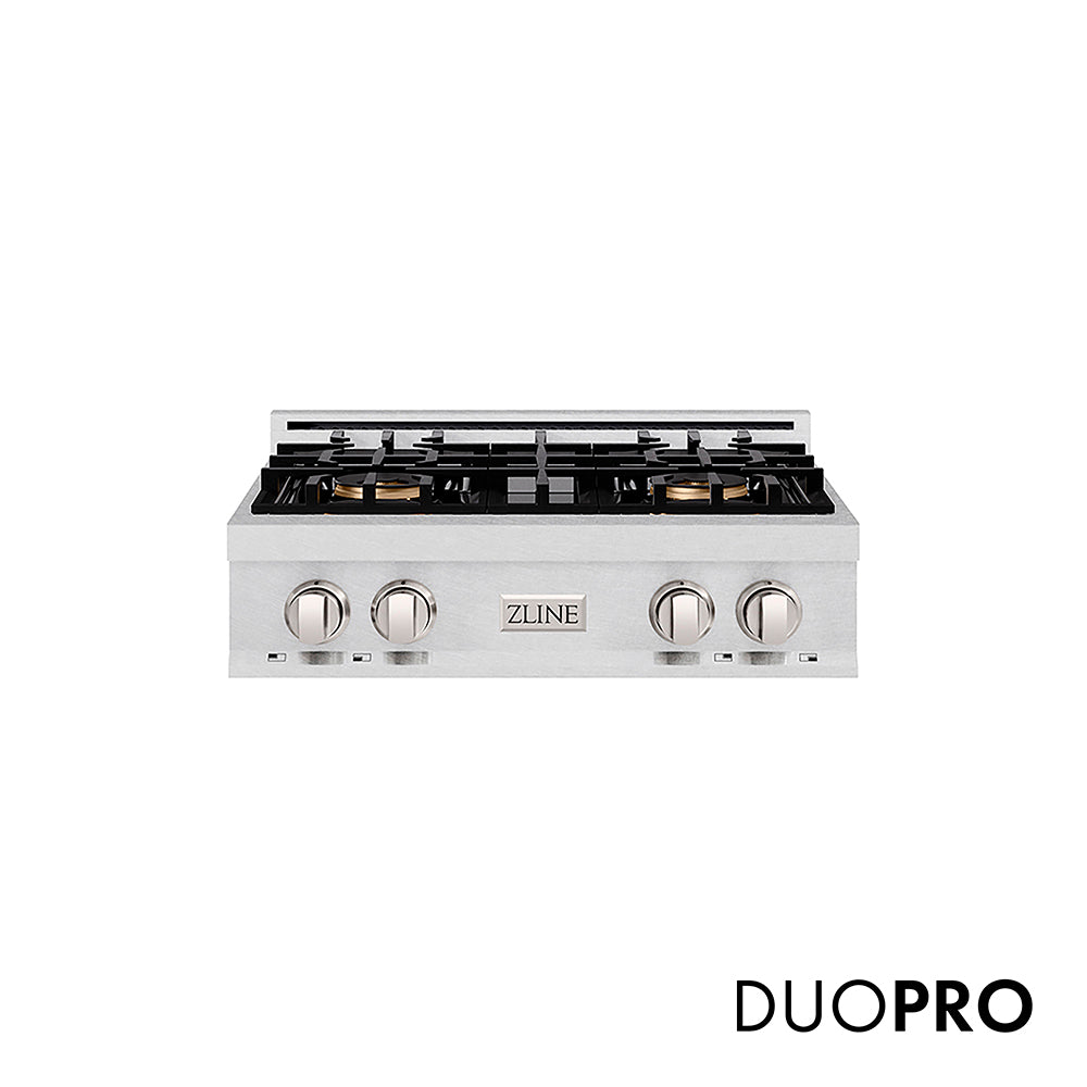 ZLINE Classic 30-inch rangetop in satin stainless steel PCRTS-30