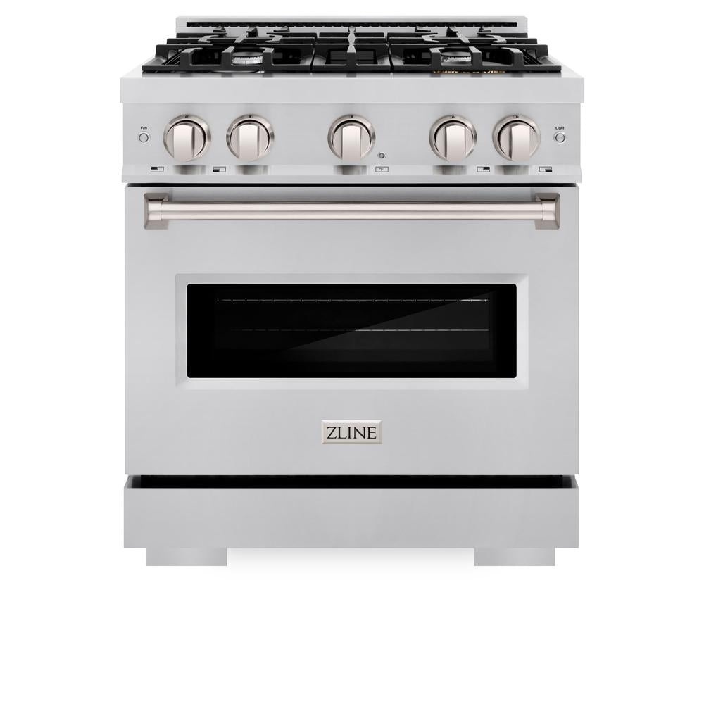 ZLINE Classic 30-inch range in stainless steel CDR30, front view