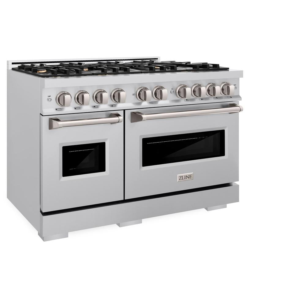 ZLINE Classic 48-inch range in stainless steel CGR-BR-48, view 5