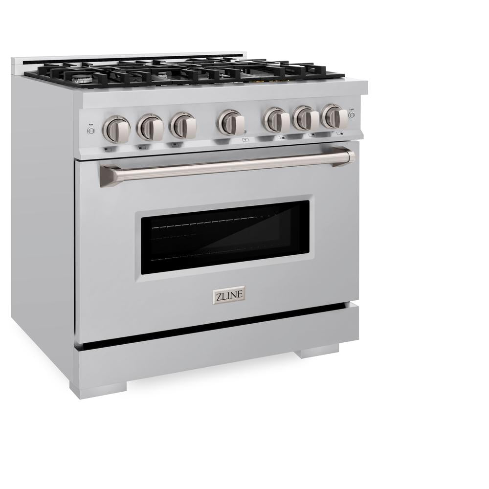 ZLINE Classic 36-inch range in stainless steel CDR36, view 3