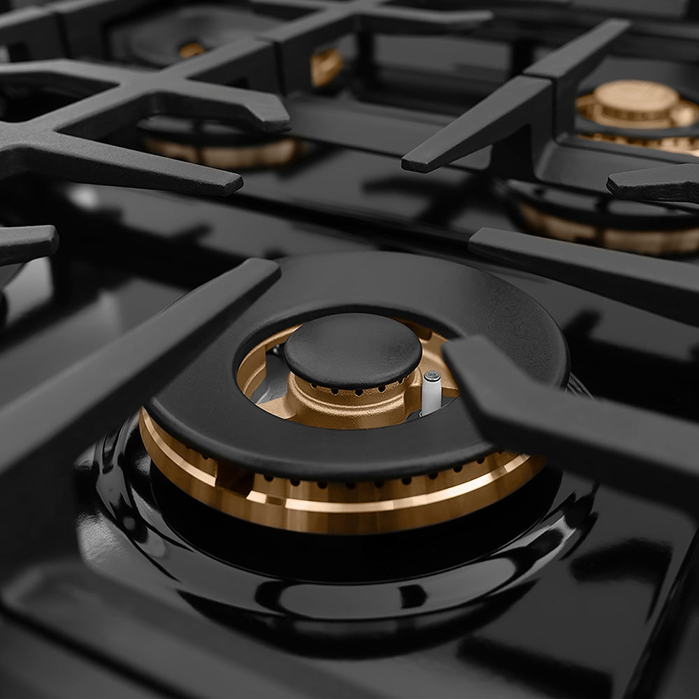 ZLINE Classic 36-inch rangetop in stainless steel PCRT36, from above