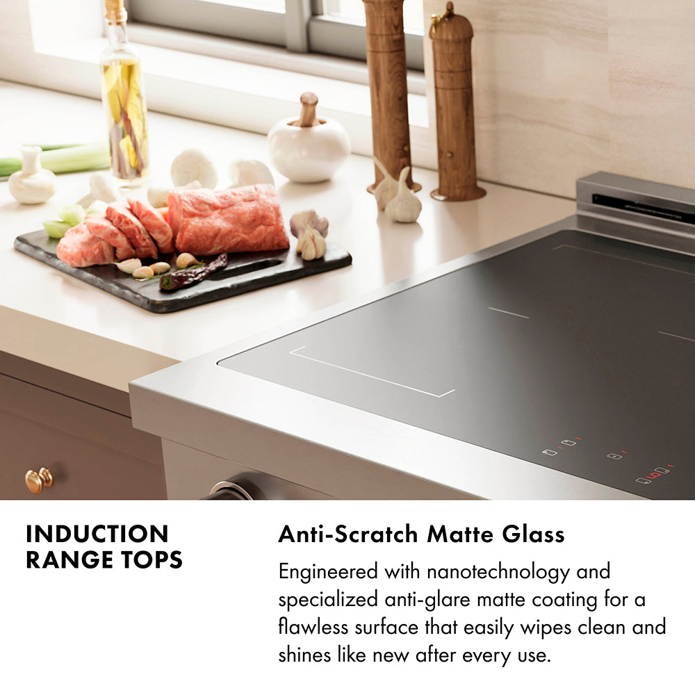 ZLINE Paramount 36-inch rangetop in stainless steel SINRT36, from above