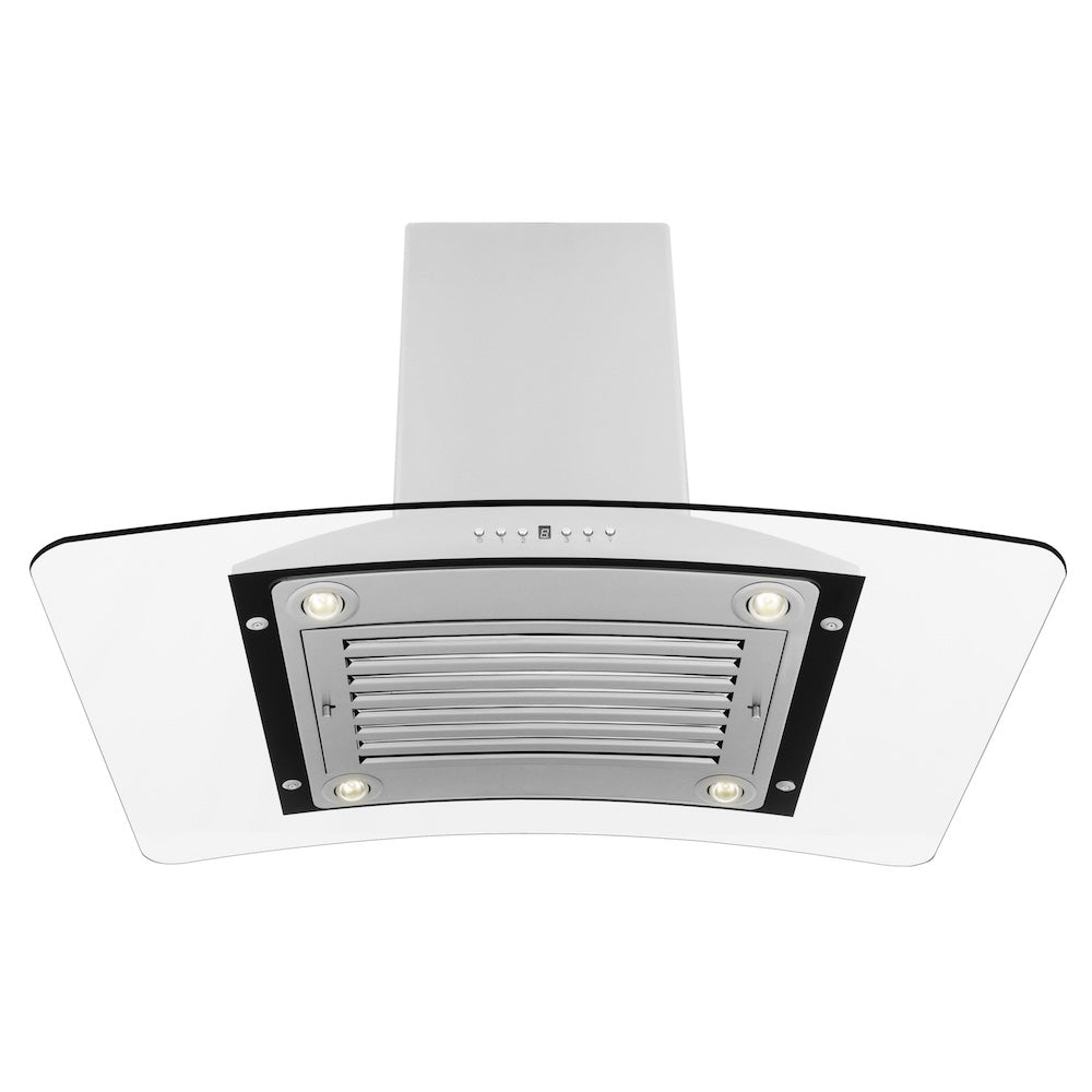 ZLINE Convertible Vent 36-inch range hood in stainless steel GL9I-36, front view