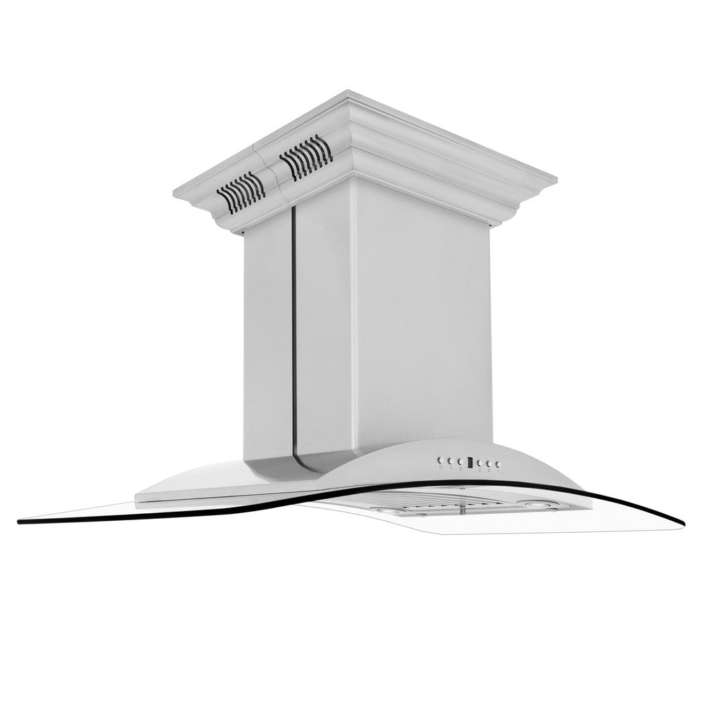 ZLINE CrownSound 36-inch range hood in stainless steel GL9ICRN-BT-36, view 4
