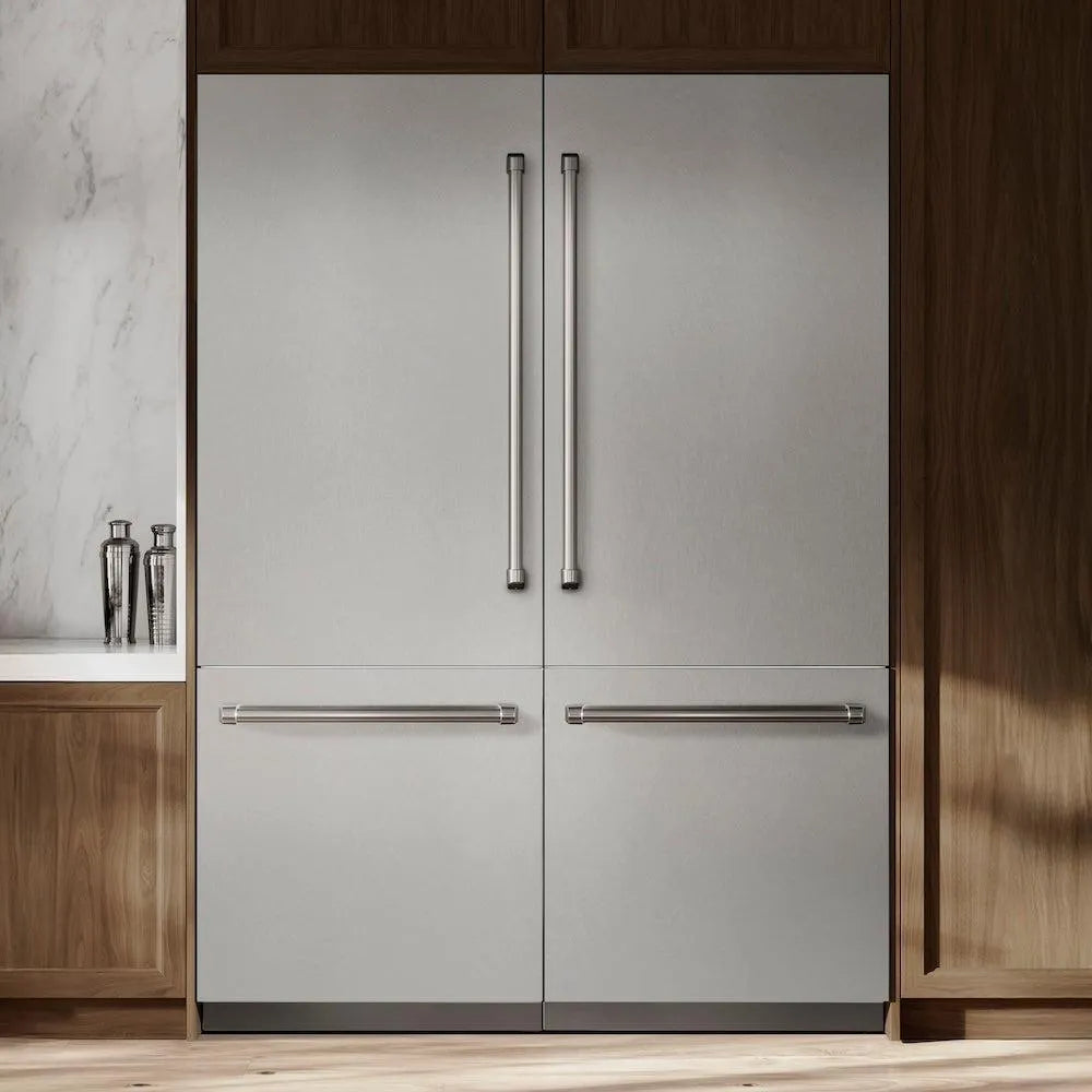 ZLINE 60-inch refrigerator in satin stainless steel with bright white interior RBIV-SN-60, view 2