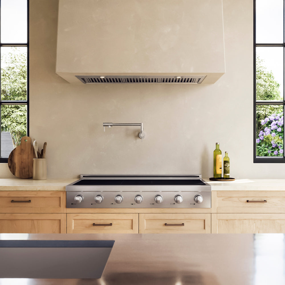 ZLINE Paramount 48-inch rangetop in stainless steel SINRT48, front view
