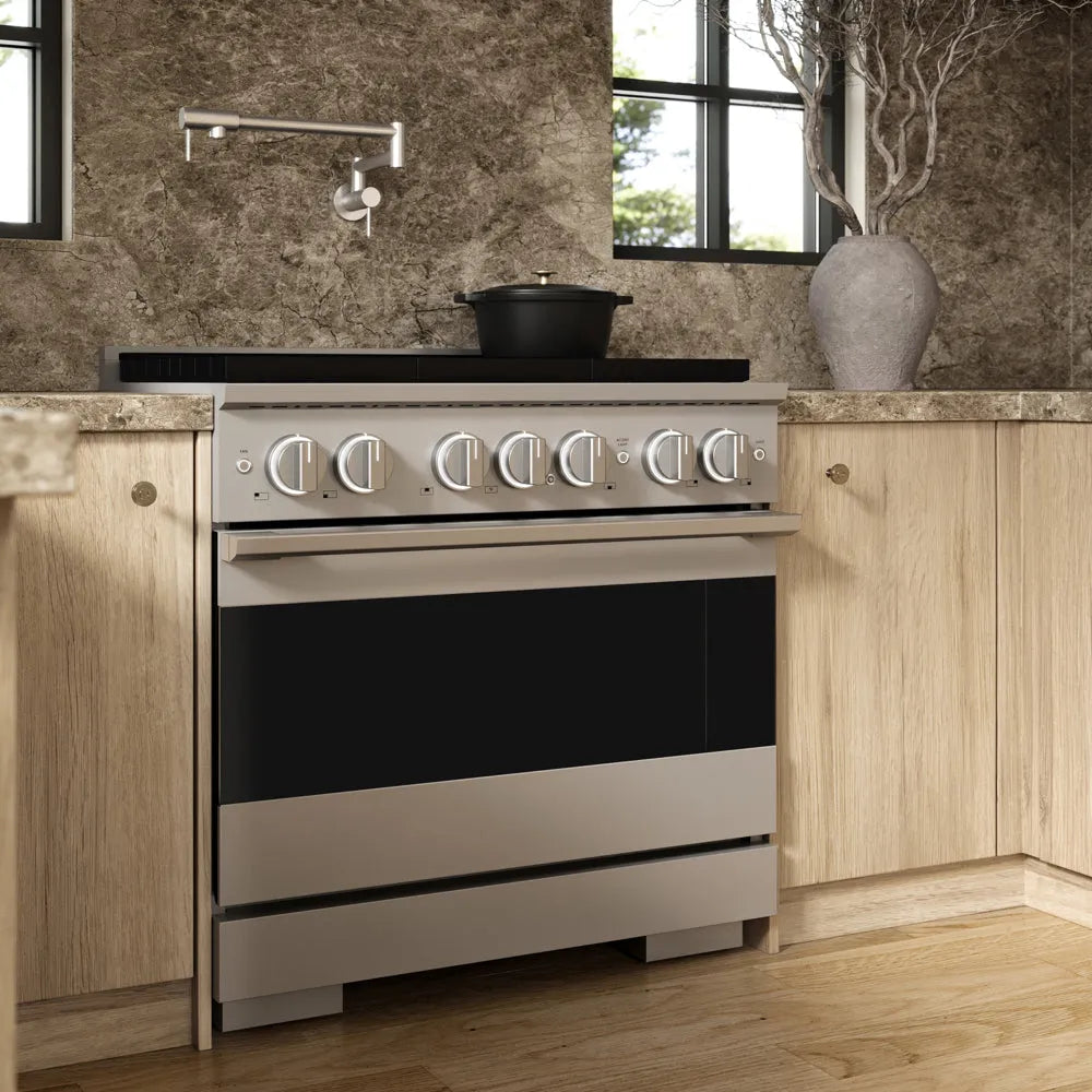 ZLINE Marino 36-inch range in stainless steel MGR36, view 2
