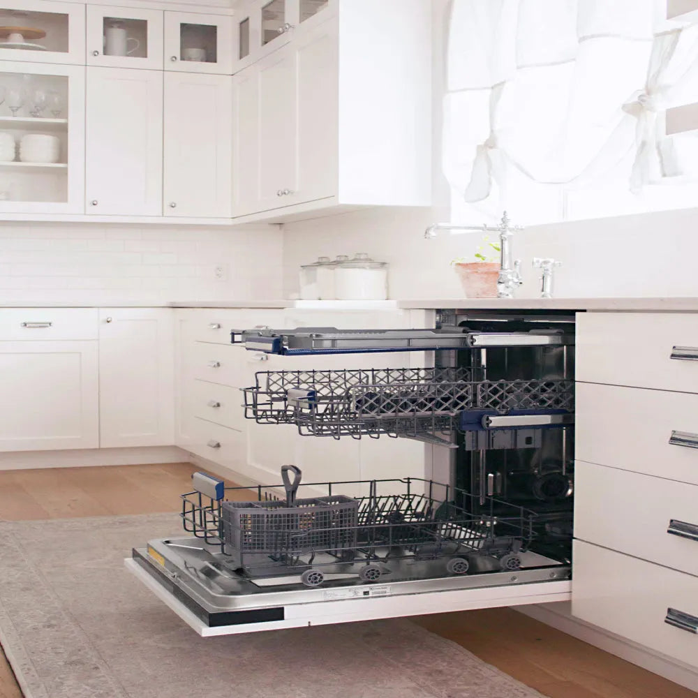 ZLINE Autograph Edition Tallac 24-inch dishwasher, panel ready and polished gold accents DWVZ-24-G, view 2