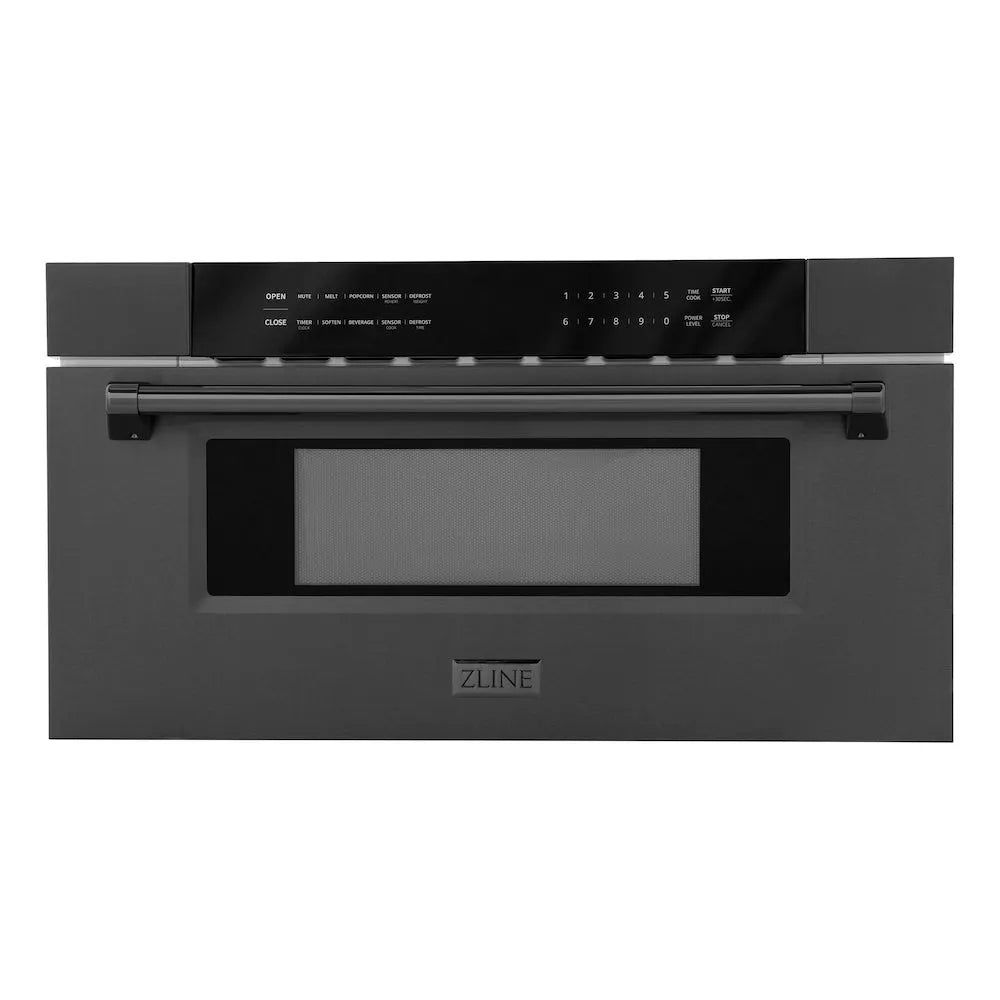 ZLINE 30-inch microwave in black stainless steel MWD-30-BS