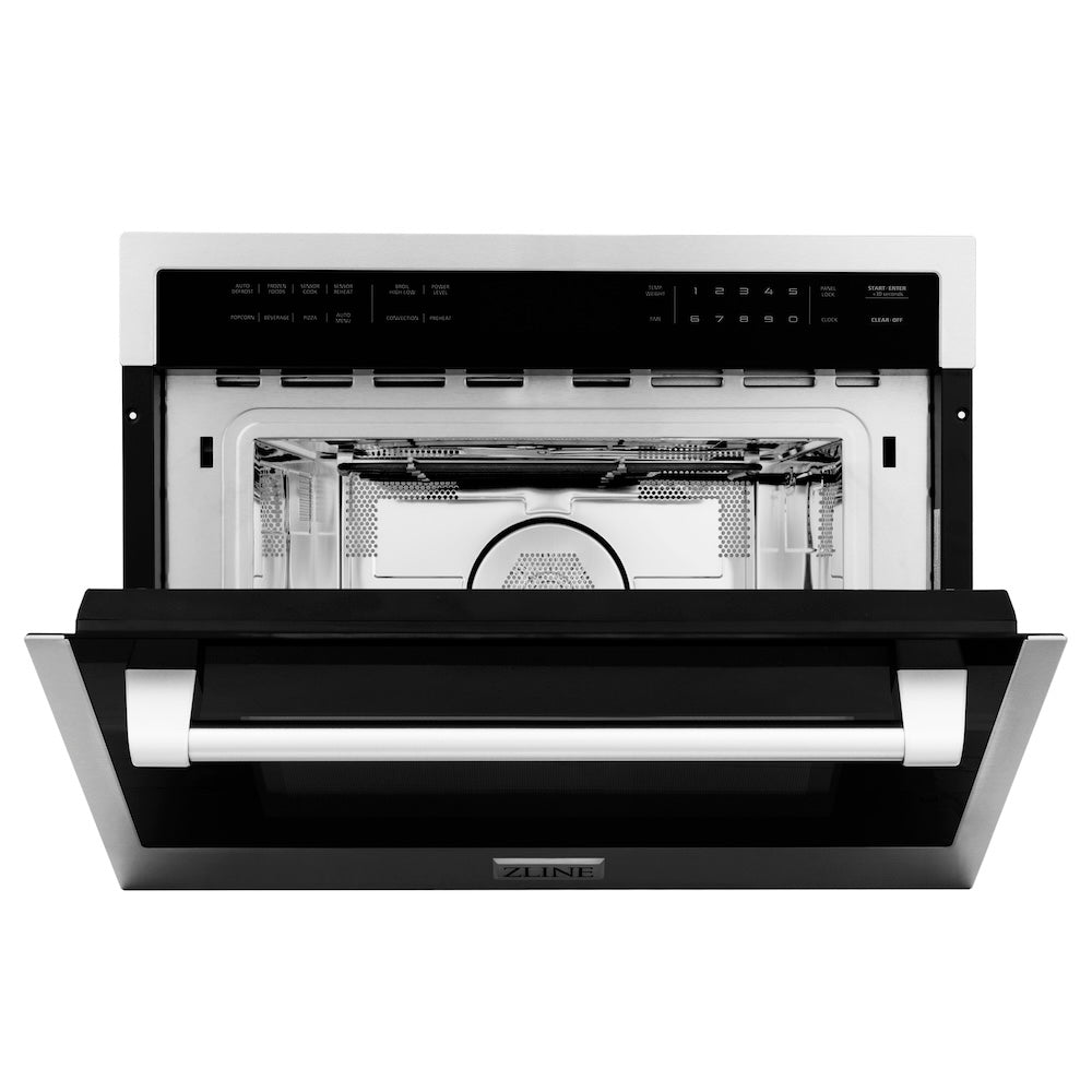 ZLINE 24-inch microwave in stainless steel MWO-24, front view