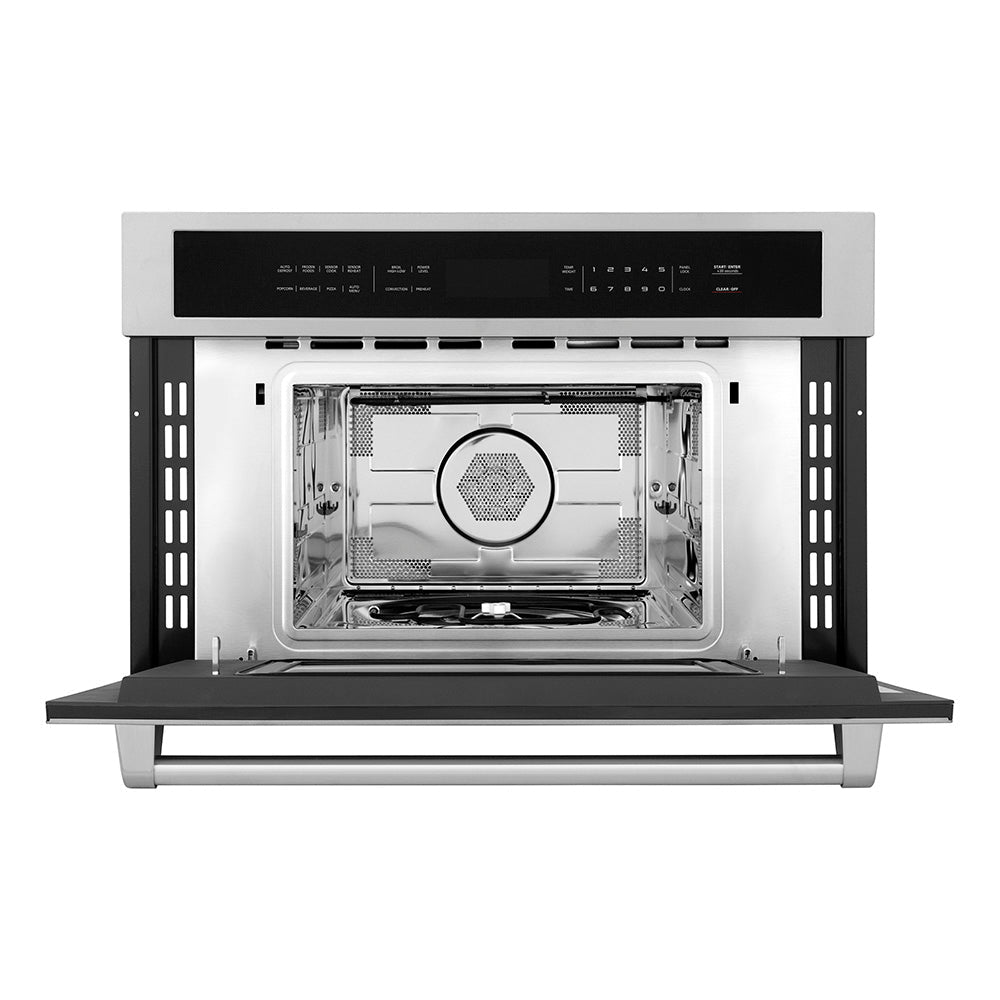 ZLINE 30-inch microwave in stainless steel MWO-30, front view