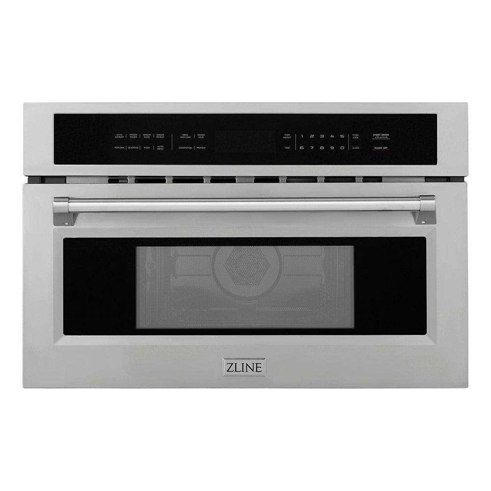 ZLINE 30-inch microwave in stainless steel MWO-30, front view