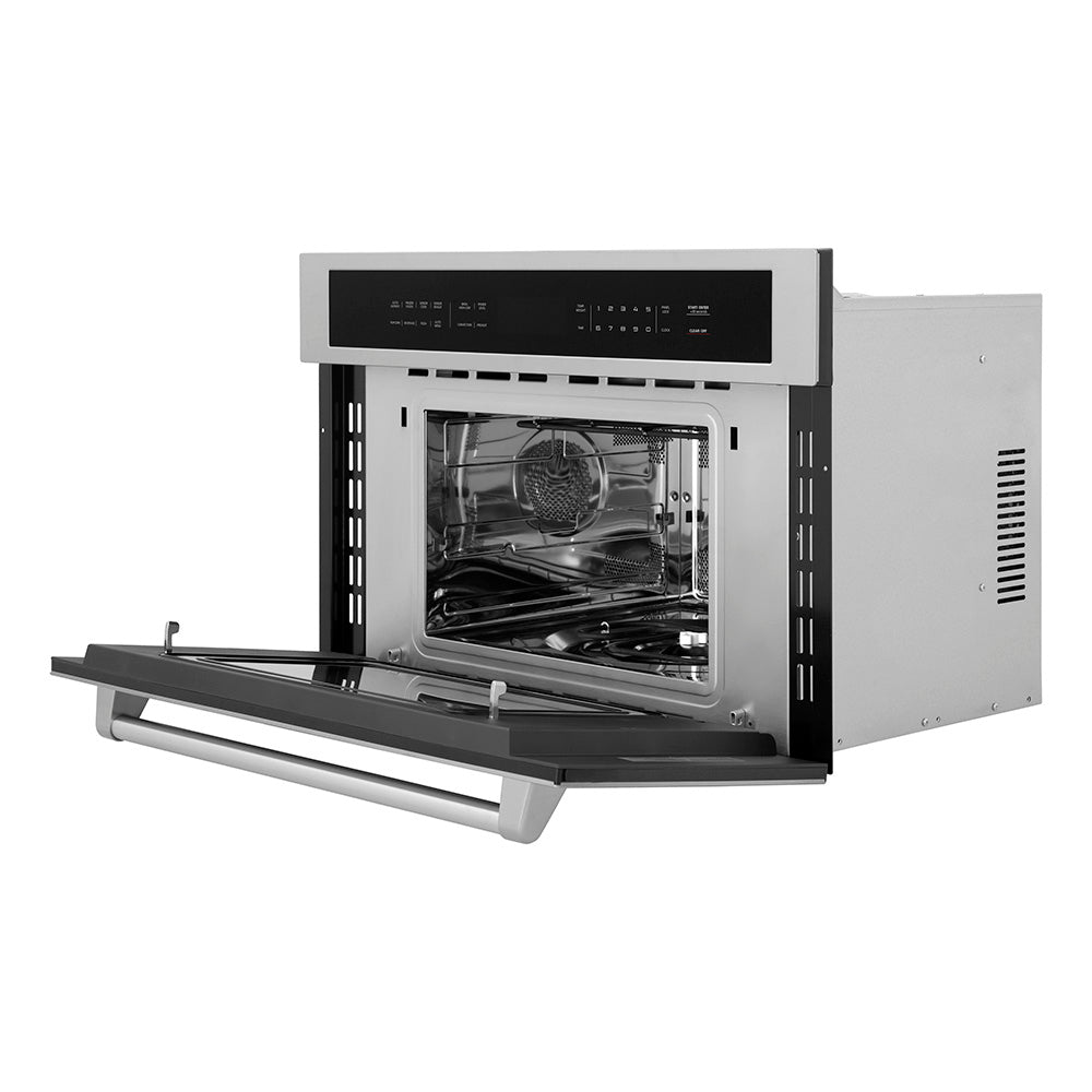 ZLINE 30-inch microwave in stainless steel MWO-30, door open