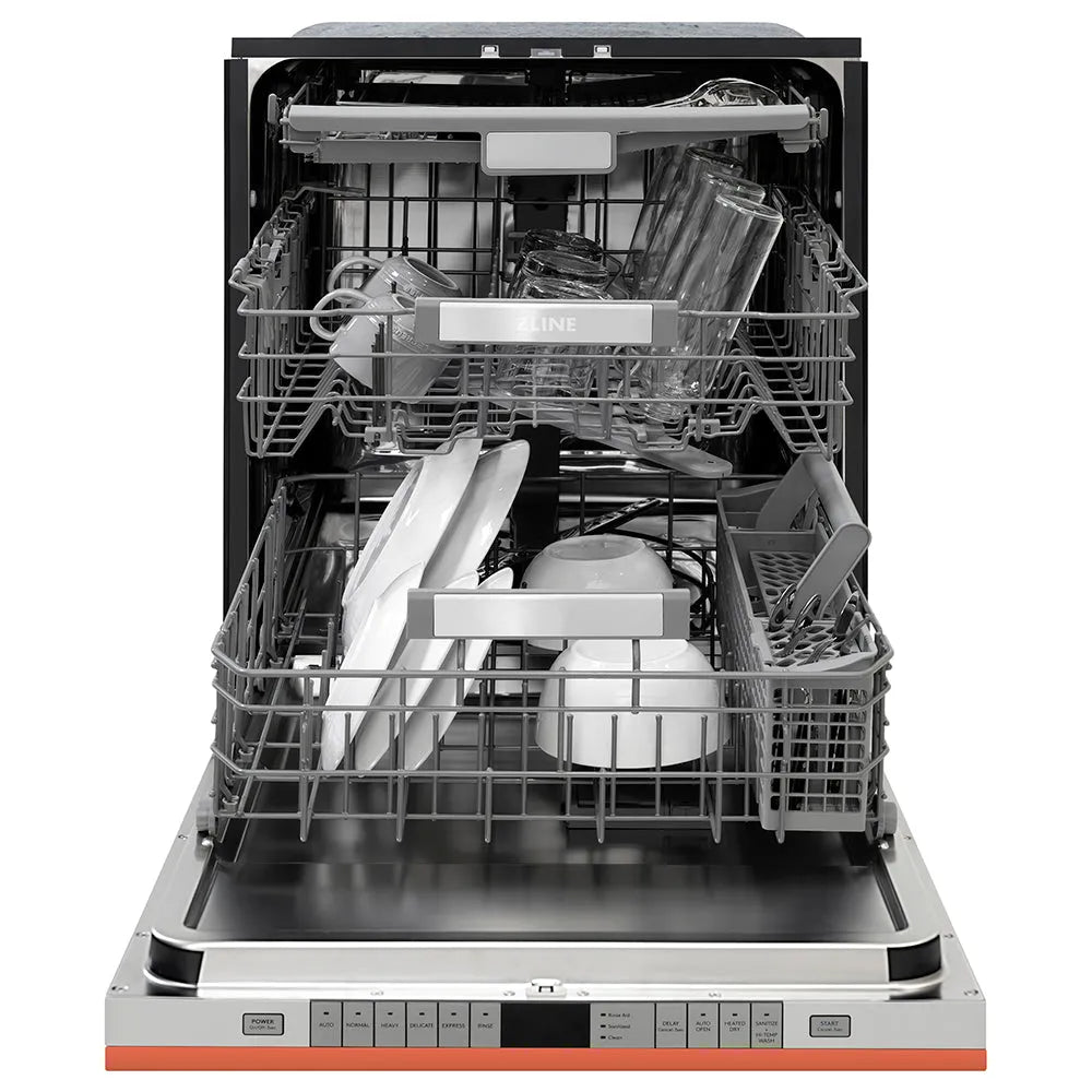 ZLINE Monument 24-inch dishwasher in copper DWMT-C-24, front view