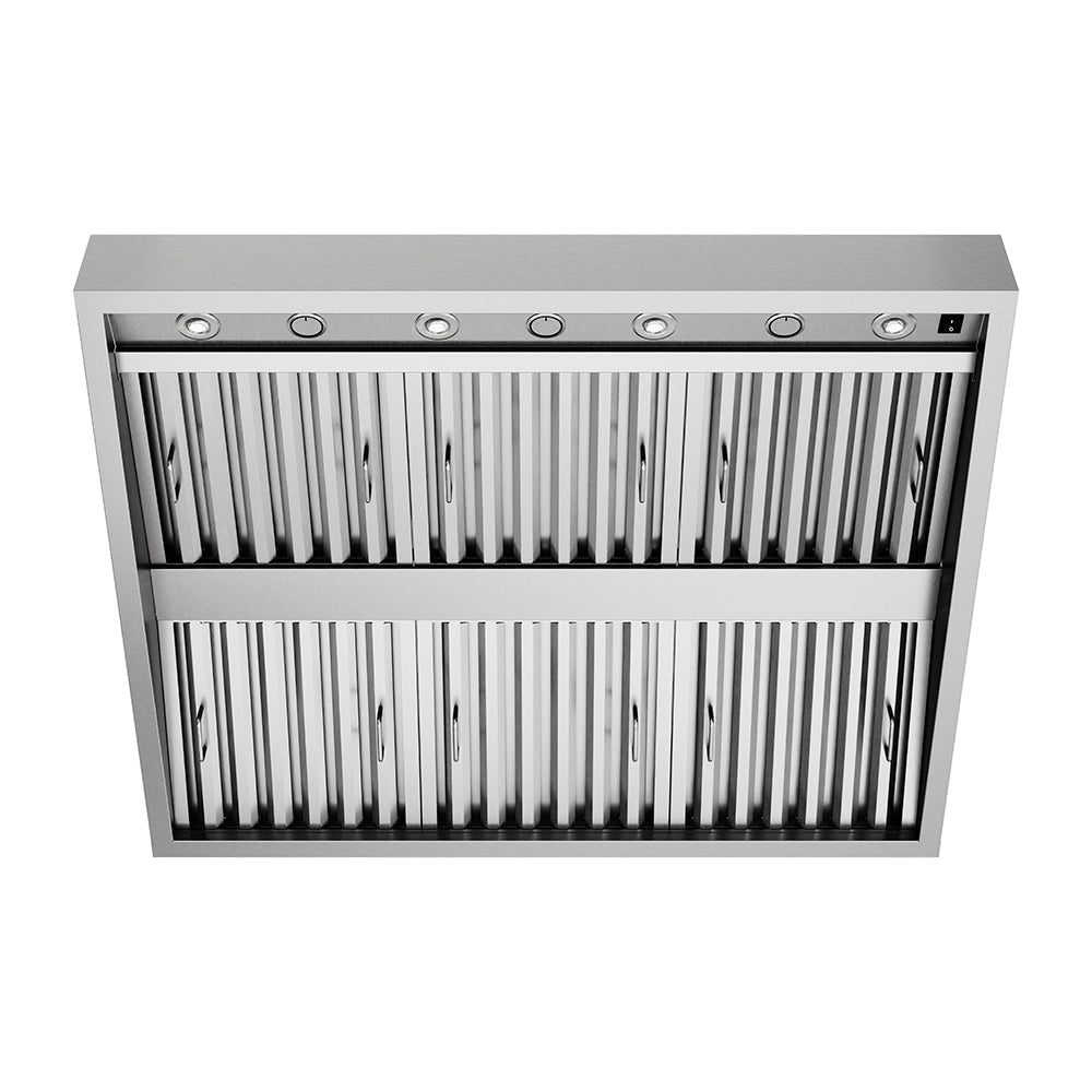 ZLINE Outdoor 42-inch range hood in stainless steel GOU2-42, front view