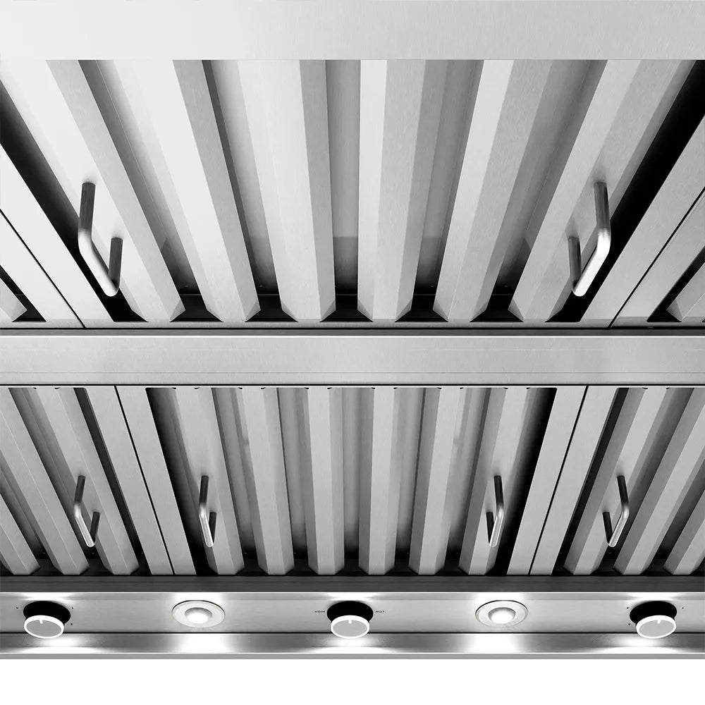 ZLINE Outdoor 48-inch range hood in stainless steel GOU2-48, detail