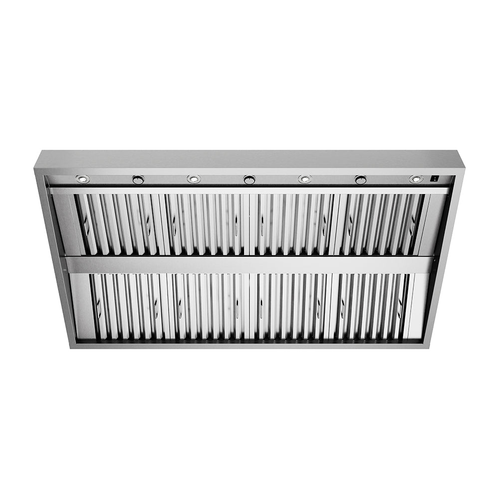ZLINE Outdoor 60-inch range hood in stainless steel GOU2-60, front view