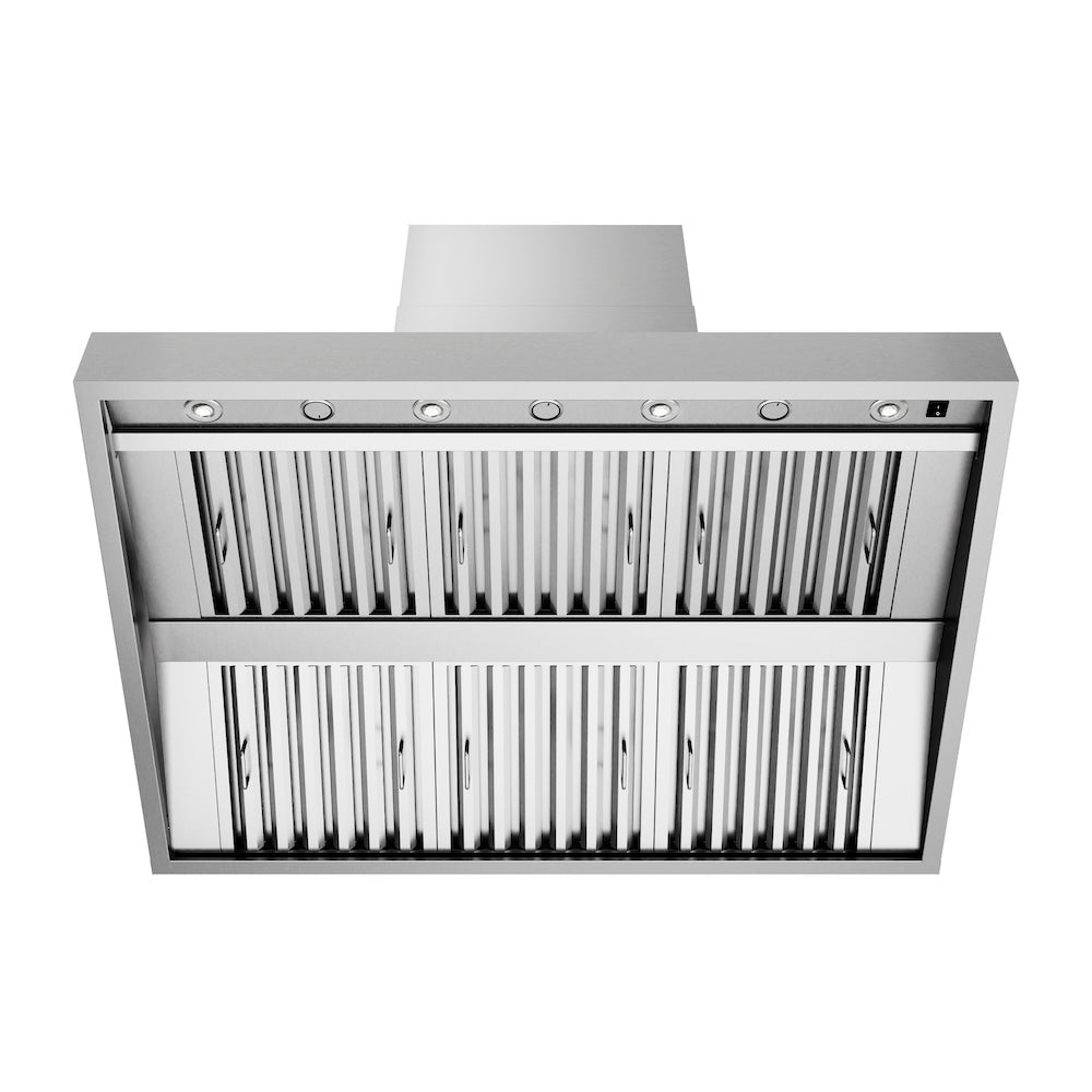 ZLINE Outdoor 48-inch range hood in stainless steel GOW1-48, front view