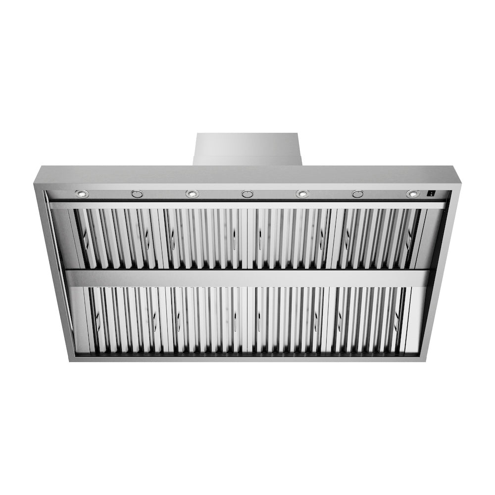 ZLINE Outdoor 60-inch range hood in stainless steel GOW1-60, front view