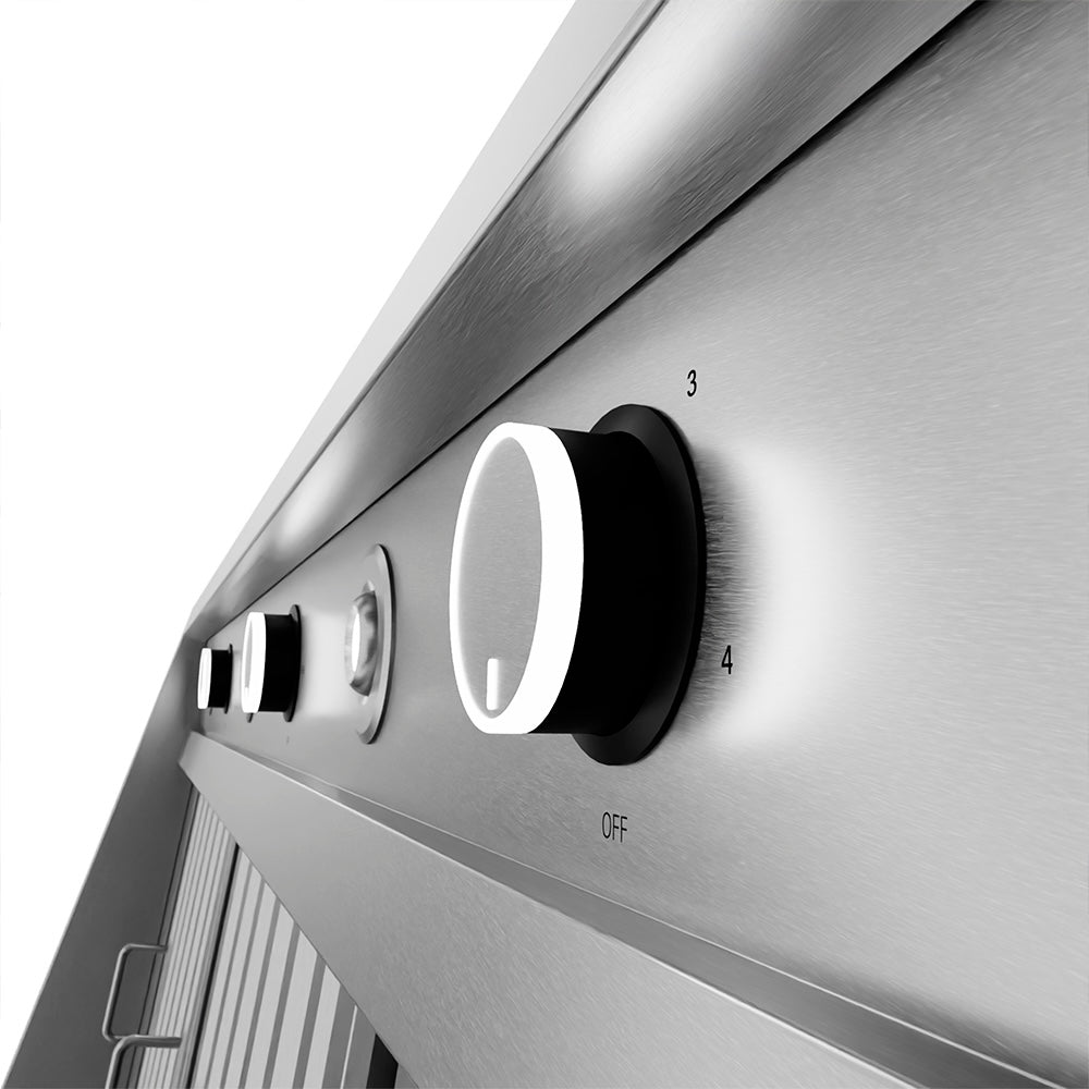 ZLINE Outdoor 60-inch range hood in stainless steel GOW2-60, detail