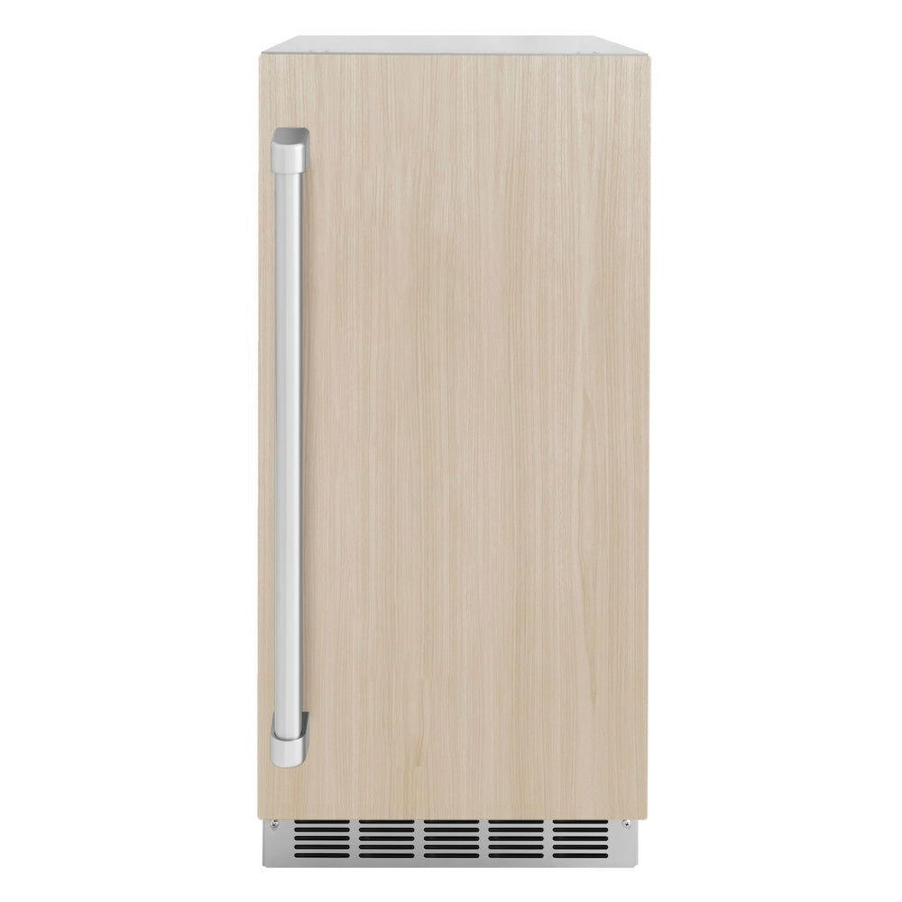 ZLINE Touchstone 15-inch ice maker, panel ready IGMDP-15, front view