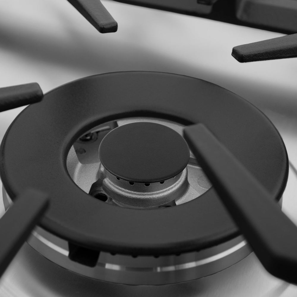 ZLINE 30-inch cooktop in stainless steel RC30, from above