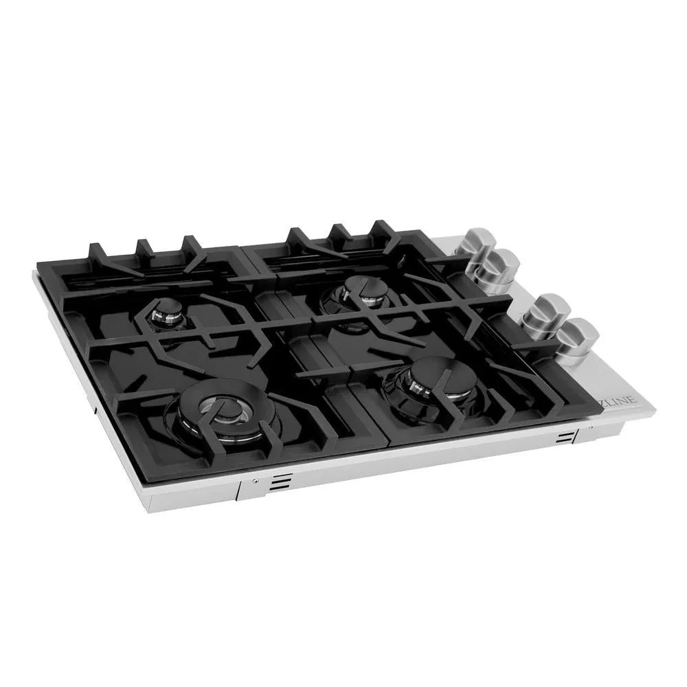 ZLINE 30-inch cooktop in stainless steel RC30-PBT