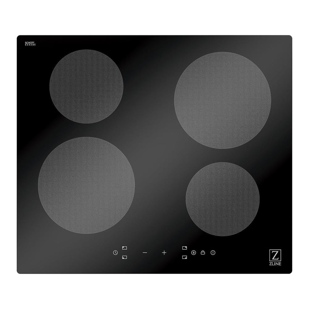 ZLINE 24-inch cooktop in stainless steel RCIND-24, from above