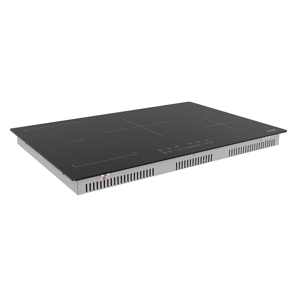 ZLINE 30-inch cooktop in stainless steel FCIND-30, from above
