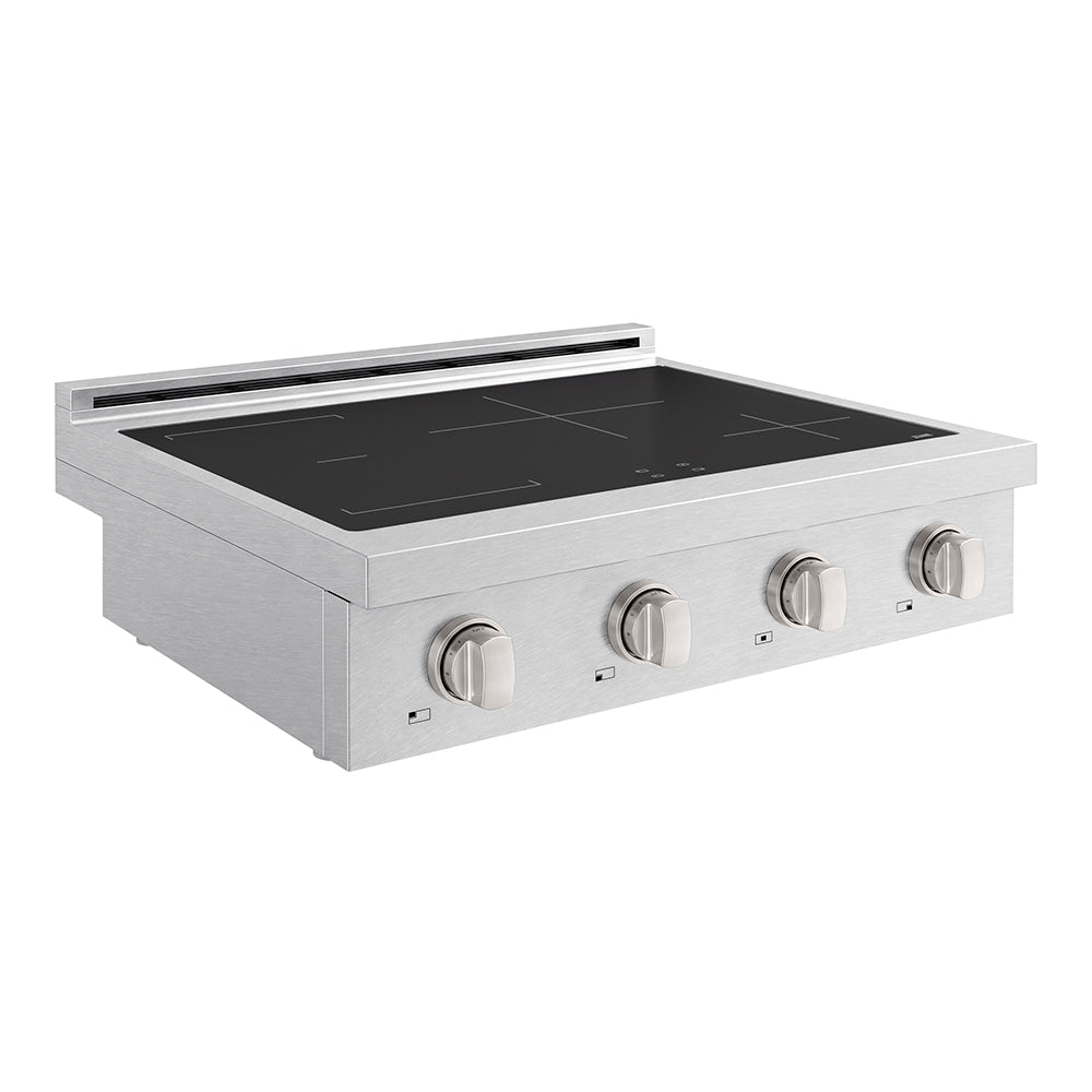ZLINE Paramount 30-inch rangetop in satin stainless steel SINRTS-30, from above