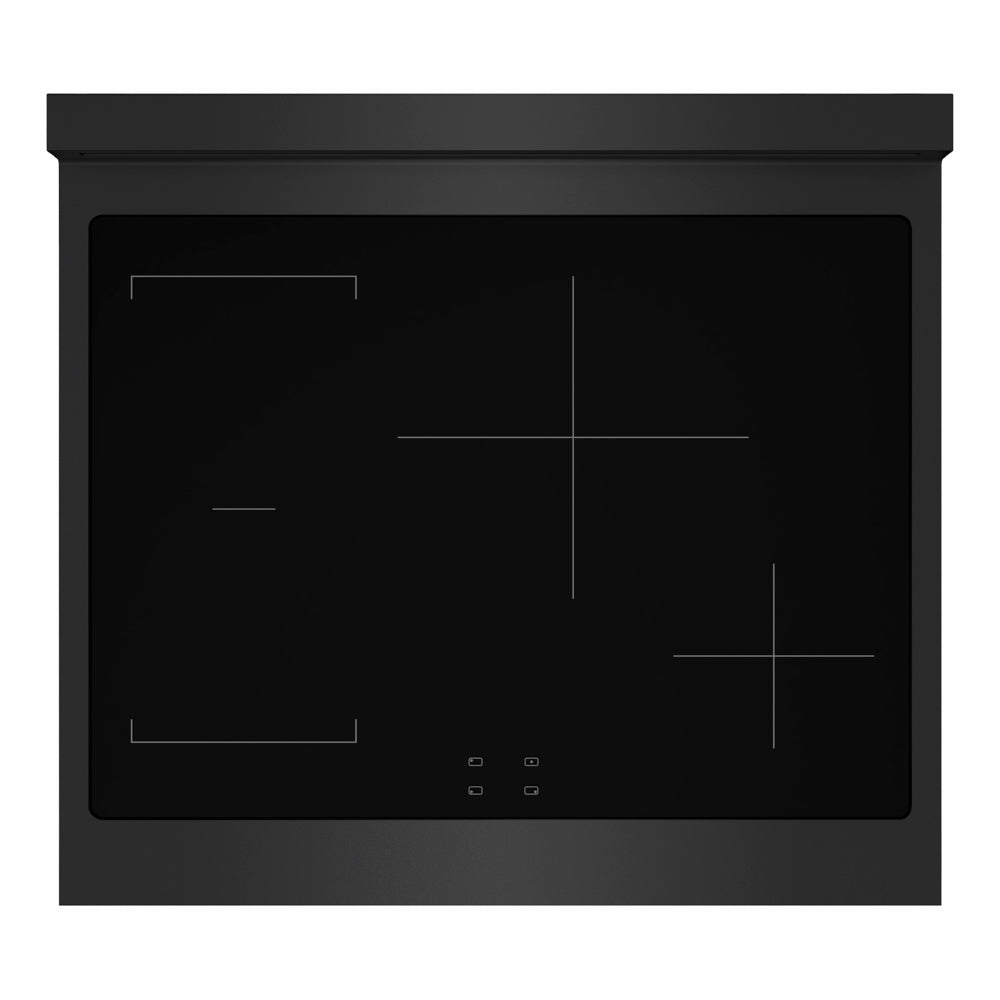 ZLINE Marino 30-inch range in black stainless steel MINRB-30, from above