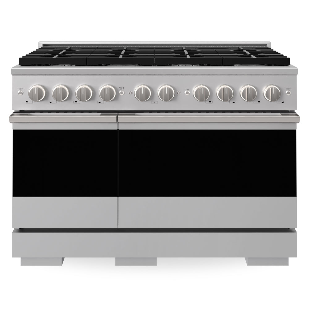 ZLINE Marino 48-inch range in stainless steel MGR-BR-48, front view