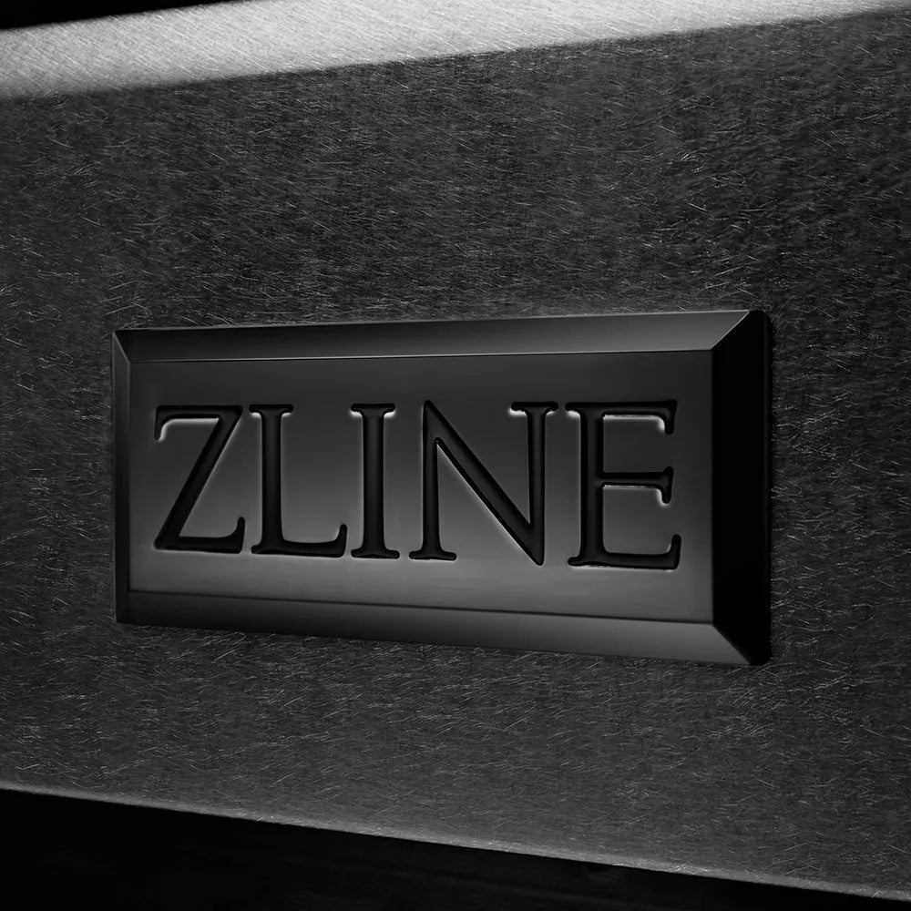 ZLINE Paramount 30-inch range in black satin stainless steel SGRBS-BR-30, detail