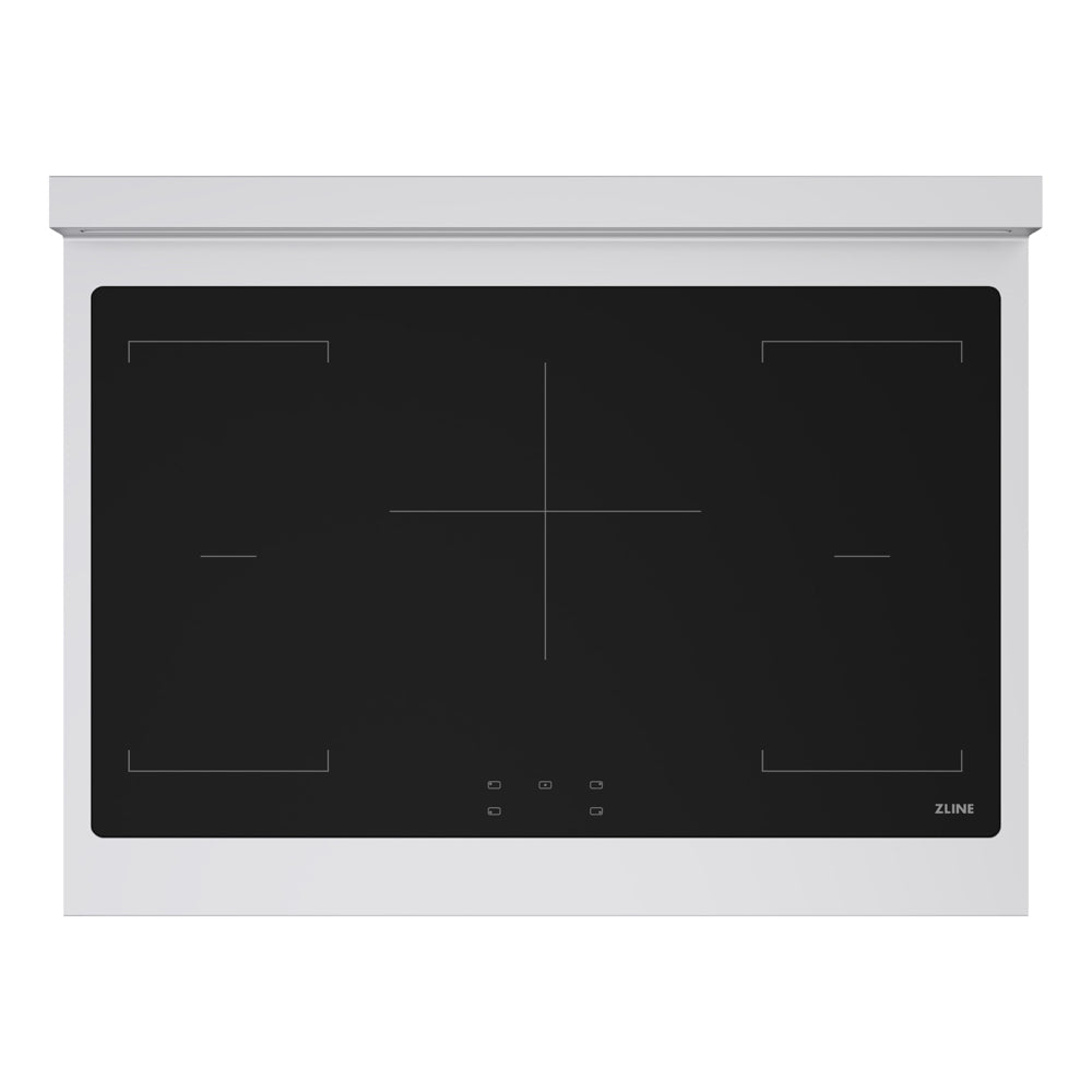 ZLINE Autograph Edition Paramount 36-inch rangetop in stainless steel and polished gold accents SINRTZ-36-G, from above