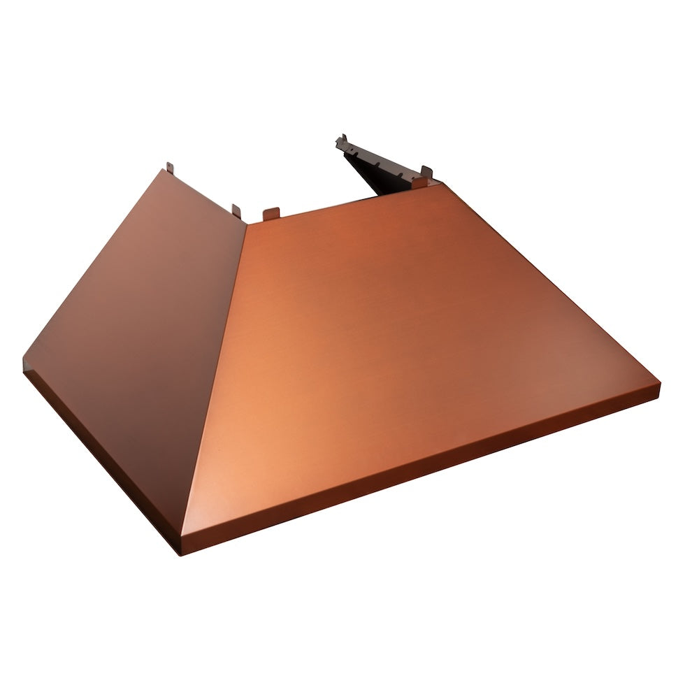 ZLINE 30-inch range hood in satin stainless steel 8654C-30, side view