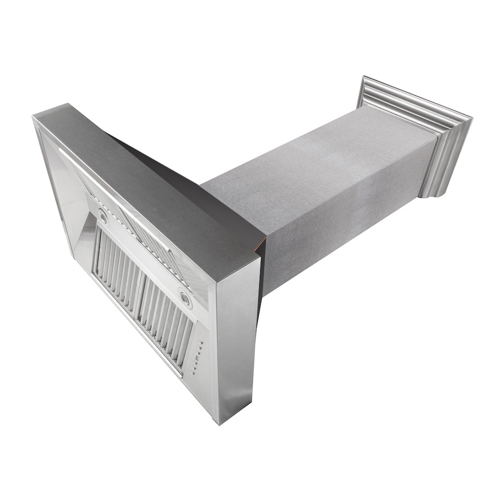 ZLINE 36-inch range hood in satin stainless steel 8654ORB-36, view 4